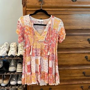 Olivaceous mini dress